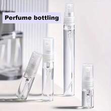 1/5/10/20pcs Refillable Mini Perfume Spray Bottles, Transparent Cosmetic Essence Liquid Storage Containers With Spray Pump (3ML/5ML/10ML) - Clear - View 5