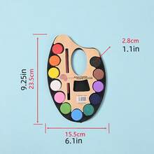 (Paint+Brush)Beginner Watercolor Powder Solid Watercolor Paint Set Art Watercolor DIY Painting Graffiti Can Be Water Watercolour Paint Set, Paint Blocks For Children,12 Colors Watercolor Block Perfect For Kids, Art Supplies For Beginners - Multicolor - View 9