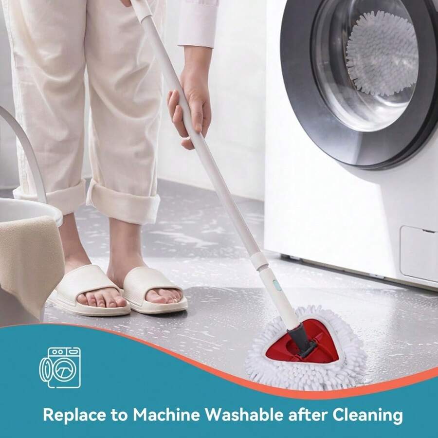 Microfiber Chenille Mop Pad Spin Mop Refill For O Cedar Mop Head 3 Pack Spin Mop Heads Replacements For Ocedar Easywring 1 Tank System Mop Replace Head Attachments, - 3-Pack - 查看 1