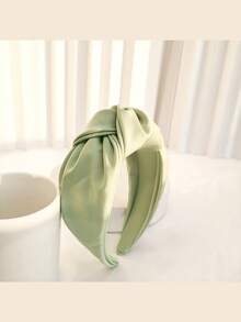 1/2/4pcs French Cross-Border Europe And The United States New Headband With INS Texture Satin Headdress Hair Clip Wide-Brimmed Knot Hair Band To Go Out With A Party Trip ,Hair Hoop Hairband For Women Hair Accessories Head Accessories,Summer,Holiday,Travel - Multicolor - View 8