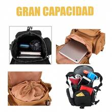 Mochila Piernera Táctico Militar Aire Libre Práctica - Negro - Ver 5