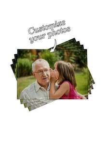 1pc Customizable Linen Placemat, Watercolor Floral & Leaf Print, Personalized Photo Printing For Loved Ones, Kitchen Hot Pad, Wedding/Holiday/Party Decor, Versatile Use - Multicolor - View 11