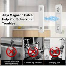 Magnetic Connectors For Cabinets. These Ultra-Thin Magnetic Latches Are Used For Drawer Magnetically Bonded Cabinet Locks For Magnetic Closure, Suitable For Kitchen Cabinet Doors And Magnetic Door Closers.