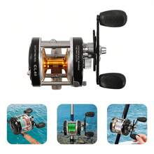 SENDERPICK Reel Conventional Reel For Catfish Baitcasting Fishing Reel Round Baitcasting - Black - View 2