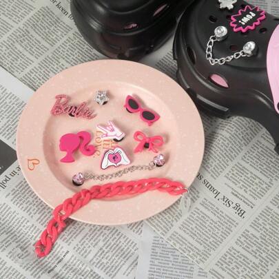  MINISO Series Chain Hole Accessories, Show Personalized, Suitable For Decorating Shoes Or Bags (1 PC)