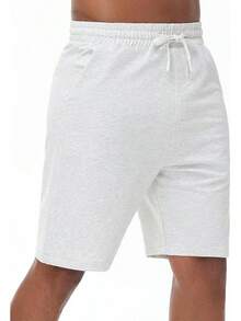 VN-Men's Plus Size ShortsVN-Men's Plus Size Shortsn's Lounge Shorts With P Poets Loose-Fit Jeey Shorts Running,Workout,Tining, Basketbashorts Menshorts Men - 希瑟懷特 - 查看 8