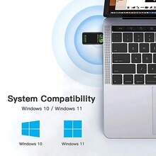 AX900 USB WiFi6 Bluetooth 5.4 2-In-1 Adapter, Dual-Band 2.4G & 5G WiFi Network Card, Wireless Receiver Compatible With Win10/11, Plug And Play