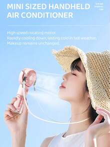 2025 New Mini Spray Handheld Fan, Portable Nano Water Replenisher Fan, Rechargeable Battery Mini Spray Fan,Men Women Travel Essentials Gift - Multicolor - View 5