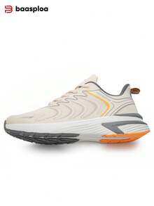 baasploa 男士跑步鞋 轻便步行鞋 网面时尚男士户外运动鞋 春季网球跑步时尚运动鞋,户外鞋 运动鞋 学生鞋,复古跑步鞋,复古休闲鞋(如果您的脚较宽,请选择大一码) - 米色 - 查看 12
