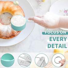 طقم أكواب قياس وطقم ملاعق قياس، أكواب قياس متداخلة مع مقابض من الفولاذ المقاوم للصدأ، لقياس المكونات الجافة والسائلة، ملعقة صغيرة بحجم صغير برأس بلاستيكي