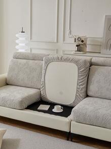 1 szt. Nowoczesny, świeży styl, modny nadruk, polarowy pokrowiec na sofę, elastyczny, uniwersalny pokrowiec na poduszkę na sofę, prosty i nowoczesny, antypoślizgowy pokrowiec na sofę, odpowiedni na sofy w kształcie litery L i sofy 1/2/3/4-osobowe, idealny do sypialni, salonu, biura, wystroju wnętrz, odpowiedni na każdą porę roku