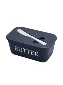 1pc Butter Dish,Butter Box,With Oil Knife,Cover,Butter Storage Container,Often Suitable For Kitchen Baking And Gift-Giving,Sealed Butter Container Covers The Countertop Or Refrigerator Can Be Cleaned In The Dishwasher
