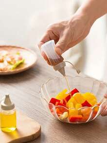 4/8/16个迷你酱料瓶，塑料挤压式调味瓶，番茄沙拉蜂蜜挤压瓶，调味品分配瓶，适用于午餐、烧烤、露营等场合的调味挤压瓶 - 彩色 - 查看 6