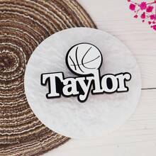 1 peça pingente personalizado esportivo com tema esportivo, pingente Bogg, pingente esportivo personalizado, placa de identificação para jogador esportivo, pingente Bogg - Multicolorido - Ver 23