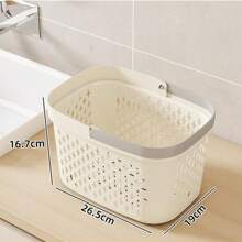 1 Stück Handbrause Korb, süßer Badezimmer Aufbewahrungskorb für Toilettenartikel - tragbarer Duschkorb für Studentenwohnheime, Reisen, Wohnmobile - wasserdichter Organizer für Frauen, Jugendliche, Kinder - perfekt als Muttertagsgeschenk, Einschulung, Badezimmer Accessoires, Raumdekoration