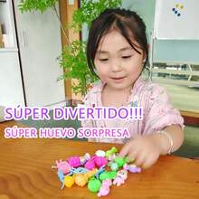 Caja ciega de huevos sorpresa de capibara con 20 unidades: ¡rompe y descubre las figuras y regalos dentro!Regalo de Navidad - Amarillo - Ver 7