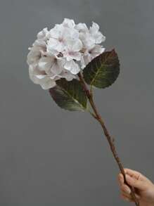 1pc Vintage Hydrangea Artificial Flower, Wedding Aisle Decor, Photo Prop Hydrangea Flower
