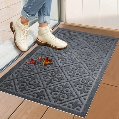 Entryway Mat, Dog Door Mat Indoor Door Mat For Entrance, Non Slip Absorbent Low Profile Front Doormat, Rubber Backing Indoor Outdoor Entrance, Trapping Welcome Mats, Dog Door Mat For Muddy Paws Absorbs Moisture, Washable Mat, Quick Dry Mat Non-Slip Indoor Doormat 50*78cm – Durable, Machine Washable,