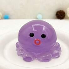 1Pc Supersoft Octopus Pinch Squishy , Octopus Pinch Design, Slow Rebound Stress Relief , Cute Creative Gift, Taba Squishy, Squishy, Squish Mellows(Random) - 3Pack - View 5