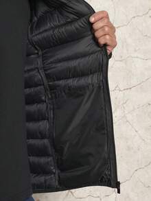 Bobojaco Men's Nylon Puffer Jacket Winter Fashion - Black - View 3