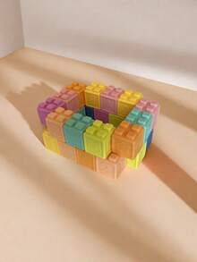 Klocki dla niemowląt, klocki dla maluchów, zabawki do układania i budowania dla niemowląt, 16.08.2024 Miękkie i edukacyjne klocki – cyfry, kształty, klocki na baby shower, kolory, zwierzęta – jeden, dwa, ściśnij – 6 miesięcy +, zabawki do układania dla maluchów w wieku 1-3 lat, losowy kolor