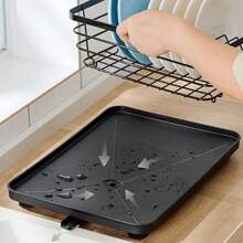 Sink Dish Drying Rack With Drain Holes, Compatible With Dish Rack - Multifunctional Drainer And Strainer, Anti-Clogging Solution, Easy To Clean, Countertop Bowl And Plate Drying And Storage Rack - Multicolor - View 3