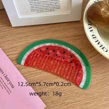 1pc Cute Student Hair Comb, Cartoon Design Thick Acrylic Anti-Static Comb, Dog Decor Hair Accessory, Portable Straight Hair Brush, Cartoon Bear Animal Shaped Comb, Creative Fashion Student Portable Straight Hair Brush, High Quality Thick Dog Comb, Cute Cartoon Animal Acrylic Portable Pocket Comb For Women, Hair Accessories, Hair Styling Kit, Hair Tool Kit, Home Beauty Women Accessory Gifts