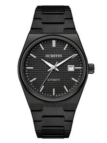 OCHSTIN Herren Goldene Uhr, Luxus Edelstahl Uhr, personalisierte vollautomatische mechanische Uhrwerk Armbanduhr, klassische Herrenuhren