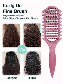 2025 New Curl Defining Brush-Curly Hair Brush Define Styling Brush For Curly Hair, Curl Brush For Curly Hair Wet, Shaping & Defining Curls For Women - Multicolor - View 4