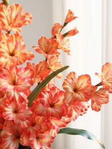 1pc New Calla Lily Artificial Flower, Vintage Silk Flower Decor For Dining Table, Living Room, Indoor - Multicolor - View 10