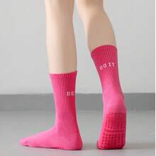 防滑女士瑜伽袜，可爱芭蕾普拉提健身袜，透气运动袜 - 彩色 - 查看 6