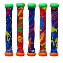 4pcs/5pcs Water Play Diving Toys Swimming Pool Treasure Hunt Diving Fish, Shark, Rocket, Water Ring, Jewel, Seaweed, Lightning Ring, Diamond Toy Set. Handpainted Colors May Have Slight Variations, Uneven Dyeing Is Normal. - Multicolor - View 12