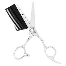 Meisha مقص حلاقة احترافي للصالونات مع مشط قابل للفصل، مقص قص شعر بتصميم إرجونومي من فولاذ JP440C بطول 6.0 بوصة، ماكينة قص شعر للاستخدام المنزلي A0195A، فرشاة تسريح الشعر، اكسسوارات الحلاق، مجفف شعر، شعر، حلاق، أدوات شعر، منتجات شعر، ضروريات السفر، ضروريات السفر، تصفيف الشعر، حلاقة