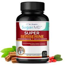 Super Berberine Supplement, 250mg GlucoVantage Dihydroberberine With Ceylon Cinnamon, Supports Heart & Energy & Digestive Healthy, 120 Capsules - 其他 - 查看 1