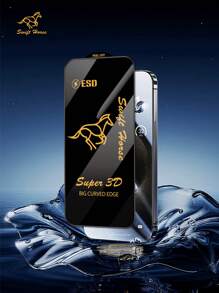 3 件 Swift Horse ESD 防库存钢化玻璃屏幕保护膜适用于 IPh 16e 14/15/16/16 Plus/16 Pro Max/13 Mini 12 11 Pro Max X XR XS Max 屏幕保护必需品，适用于日常防护、办公室、家庭手机屏幕保护膜手机配件防水防震防摔防摔防刮防指纹全覆盖