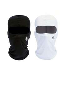 Musion 2pcs Unisex Balaclava Ski Mask, Sun Protection And Windproof, Suitable For Daily Use, Outdoor Travel, Hiking, Skiing