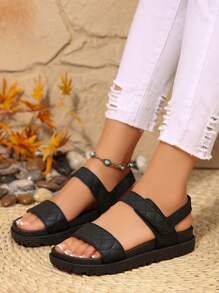 Women's Plus Size Luxury Comfortable Soft Durable Hiking, Vacation, Beach, Sports Casual Sandals