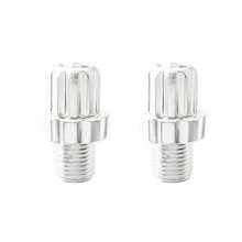 2 piezas Tornillos de ajuste de la palanca de freno de bicicleta con tuercas de palanca de freno entrelazadas M10, tornillos de ajuste de la palanca de freno de bicicleta de montaña, material de aleación de aluminio - El mejor regalo para entusiastas del ciclismo