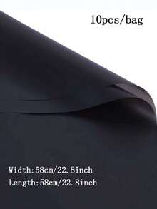 10/20 piezas Papel de regalo impermeable, Papel de regalo con flores, Papel de estilo coreano