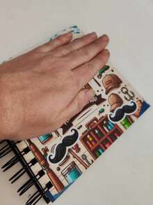 Mini Scrapbook Album For Pasting Photos Gift For Father - 封面父親 6 - 查看 3
