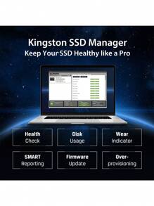 Kingston NV3SM3 PCIe 4.0 M.2 2230 NVMe SSD Internal Hard Drive 500GB 1TB 2TB Up To 6000Mb/S Original Solid State Drive Hard Disk - Cadet Blue - View 6