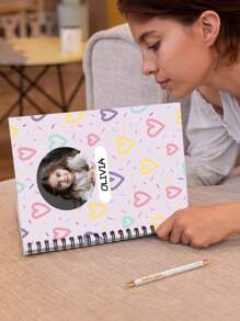 Caiet spiralat personalizat, Caiet cu design, Cadou pentru prieteni, Cadouri pentru mamă/fiică, Cadou de Crăciun, Cadou de Ziua Mamei - Caiet spiralat personalizat, Caiet drăguț, Cadou pentru prieteni, Personalizează-ți propriile fotografii, Multifuncțional, Ornamental, Reutilizabil, Modern, Colorat, Drăguț, Vintage, Desene animate, Kawaii, Personalizat, Personalizat, Unic, Personalizat, Angajatori, Clienți, Studenți, Pentru afaceri/serviciu/birou, Pentru școală