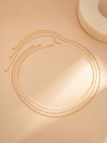 1/2/3 szt. Vintage prosty, modny metalowy łańcuszek wielowarstwowy seksowny łańcuszek na brzuch, odpowiedni do codziennego noszenia i na wakacje na plaży, zawieszka do ciała na prezent