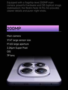 Xiaomi Redmi Note 14 Pro MediaTek Dimensity 7300-Ultra Processor, IP68 Dust And Water Resistance, 5500mAh High-Capacity Battery For Long Endurance, 50MP Sony Large-Aperture Camera, And 1.5K Eye-Care Display,Only Supports English And Chinese Language, - Mirror Porcelain White - View 4