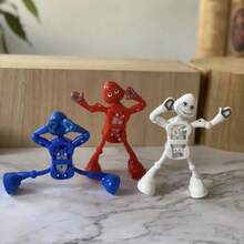 1pc 2025 New Arrival Funny Wind-Up Dancing Robot Toy, Interesting Clockwork Cute Dancing Toy, Stress Relief Toy, Birthday/Christmas/Holiday Gift, Perfect Present - Multicolor - View 11