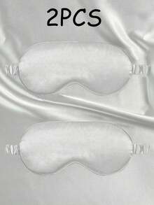 Silky Sleep Eye Mask, Blackout Elastic Travel Nap Eye Mask, Pure Mulberry Silk Sleep Eye Mask, Double-Layer Silk Filled, With Elastic Strap, Ideal Gift For Friends And Partners. Suitable For Relaxation, Travel, Insomnia And Business Trips, Thickened Eye Mask, Essential For Autumn And Winter. - Multicolor - View 21