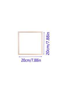 1 pièce de cadre photo en bois assemblé par mortaise et tenon de couleur bois naturel / Cadre photo en bois fait main DIY / Cadre photo en bois de tailles multiples / Cadre photo en bois de grande taille - Multicolore - Voir 13