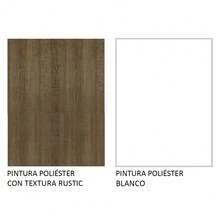 Cocina Integral Completa Modular Madesa Glamy 240cm Color Marrón/blanco 08 - Marrom y Blanco - Ver 10