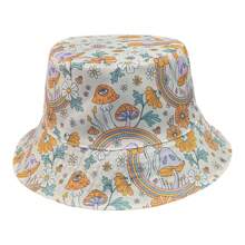 1pc Reversible Paisley Print Bucket Hat, Polyester Bohemian Style Unisex Cap Suitable For Spring, Summer And Autumn