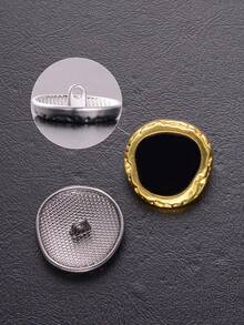 10 قطعة/مجموعة أزرار معدنية ذات ملمس مطرقة غير متماثل بطراز قديم، مناسبة للمعاطف والسترات والبدل والأزياء الرسمية، ويمكن استخدامها كأزرار زخرفية مخيطة باليد. مناسبة للملابس والأحذية والحقائب وصناديق الهدايا والإكسسوارات المجوهرة DIY، متوفرة بألوان وأحجام متعددة